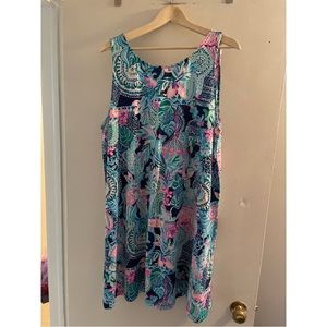 Lilly Pulitzer Kristen Swing Dress in Multi Lookin Sharp